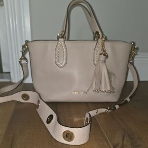 Michael Kors Lt Pink Crossbody Bag with Gold Accents